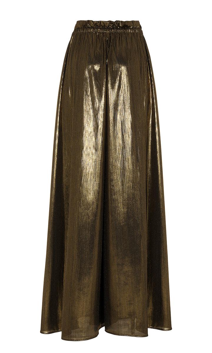 Sara Battaglia Lurex wide pants Convenienza