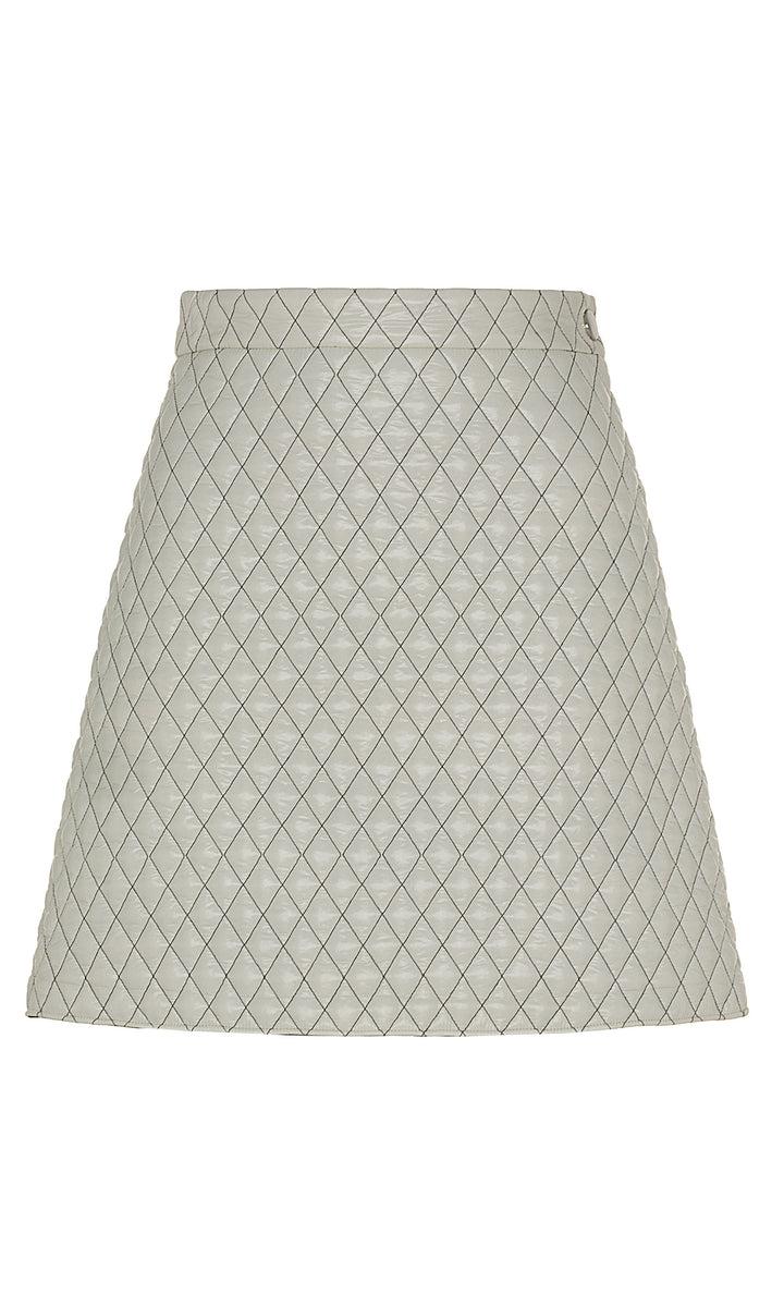 Sara Battaglia Quilted mini skirt Presa