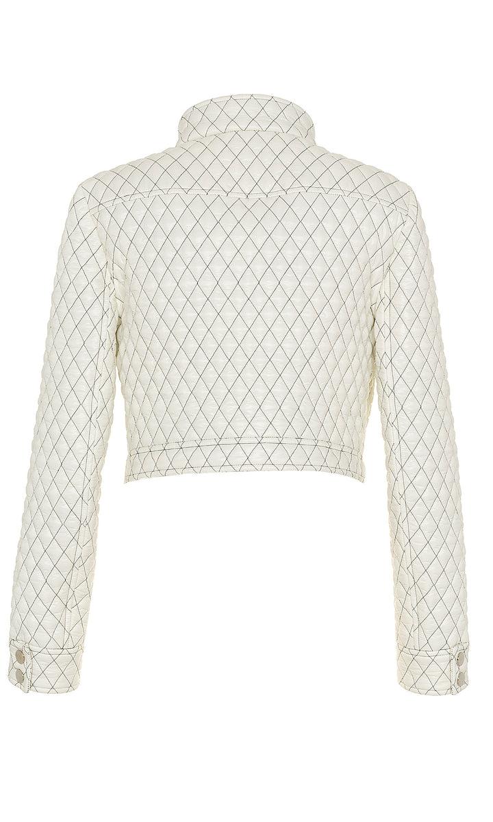 Sara Battaglia Quilted bomber Sconto