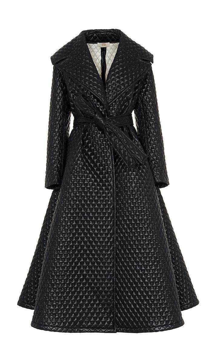 Sara Battaglia Quilted Coat Offerta