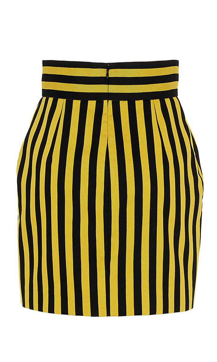 Sara Battaglia Jacquard mini skirt Online