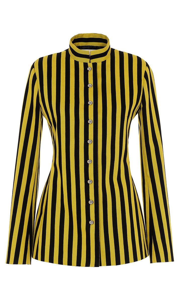 Sara Battaglia Jacquard shaped jacket Outlet