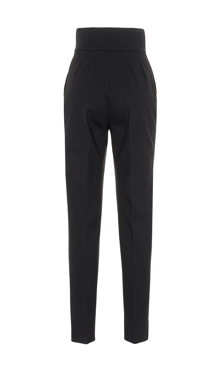 Sara Battaglia High waist cigarette pants Moda