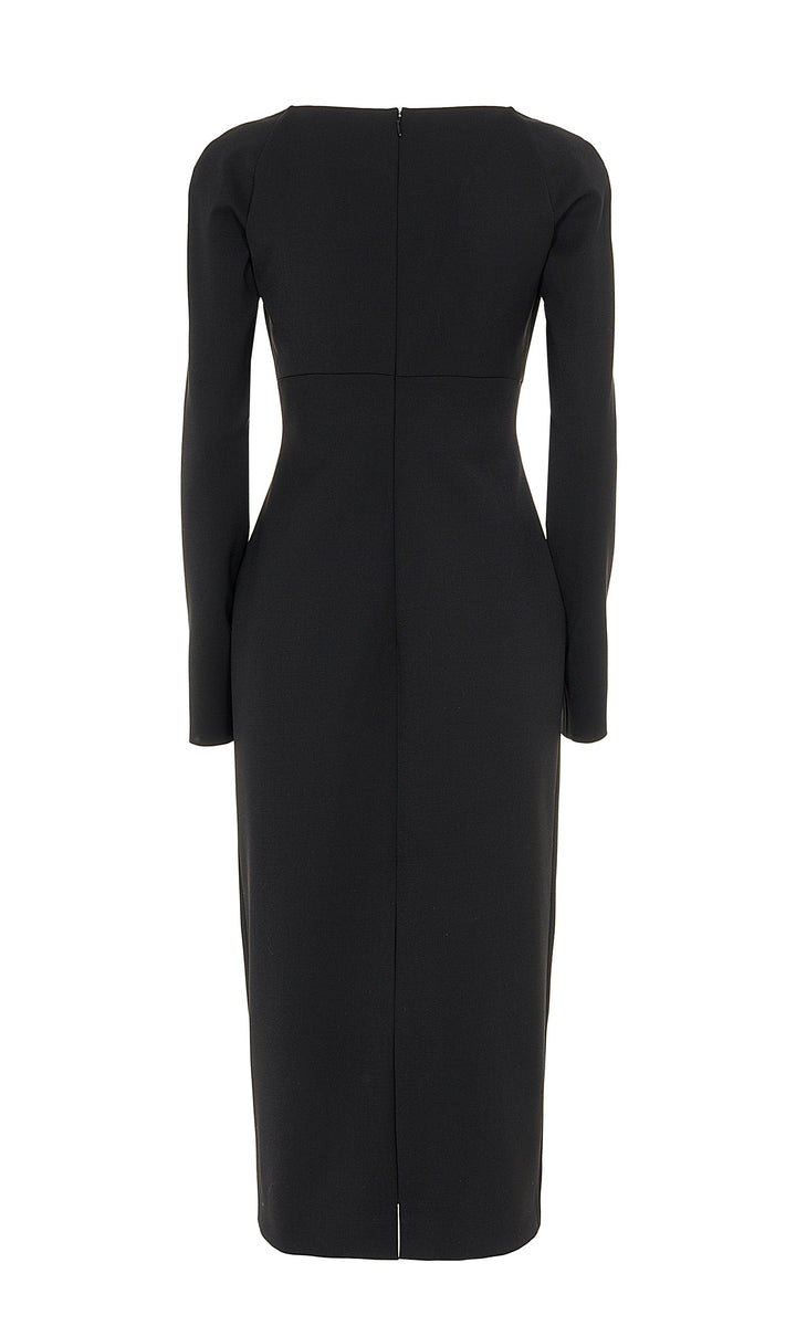 Sara Battaglia Longuette Dress Italia