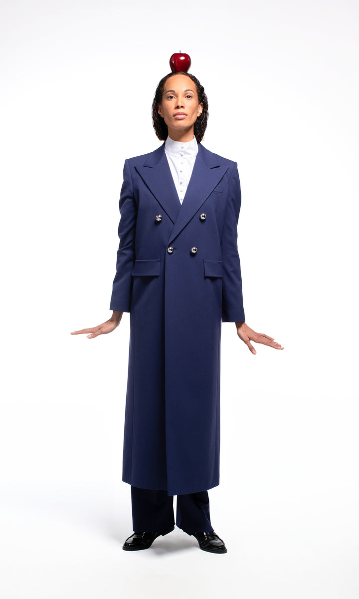 Sara Battaglia Double-breasted coat Vendita