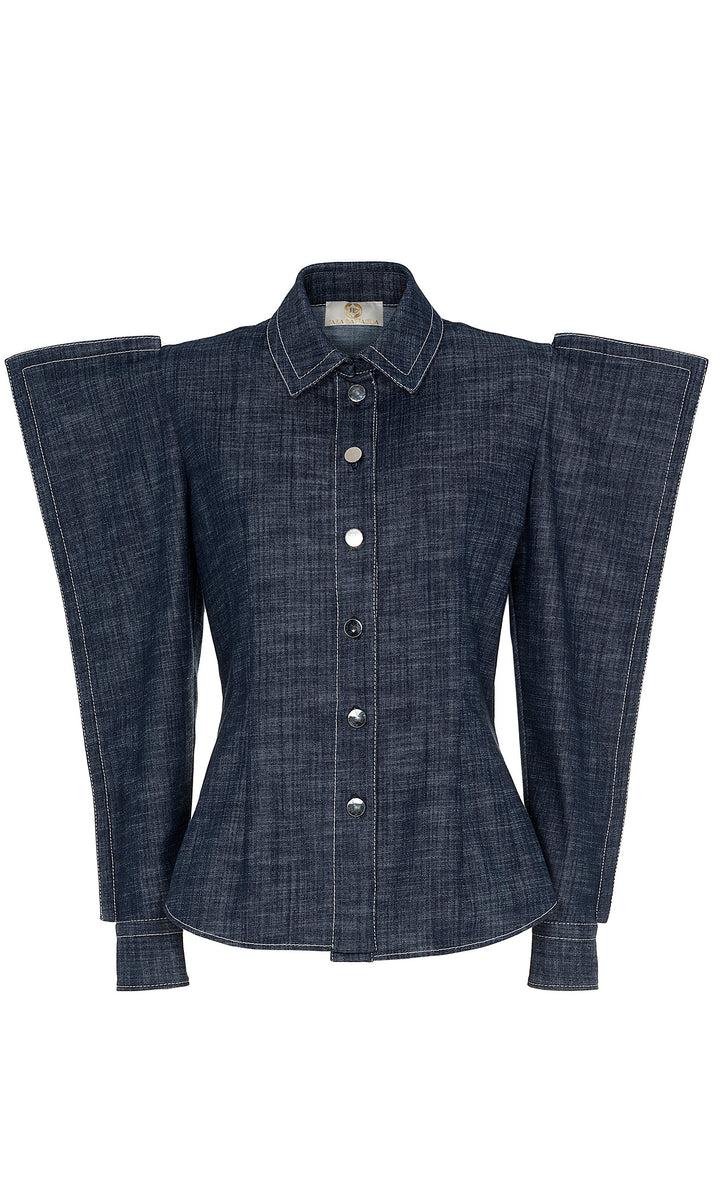 Sara Battaglia Squared wings shirt Soddisfazione Garantita