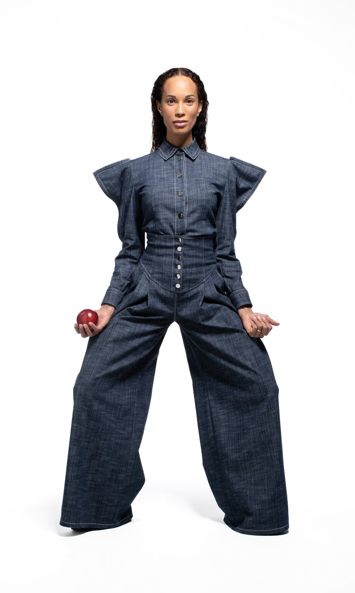Sara Battaglia High waist denim Qualità Garantita