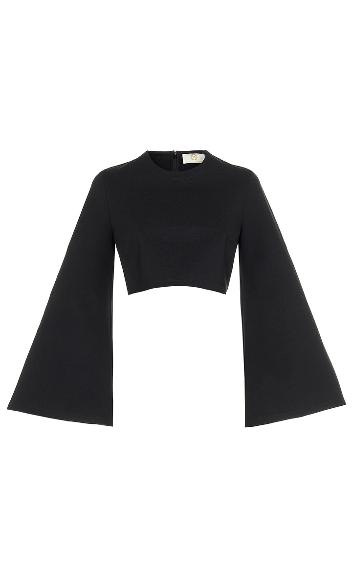 Sara Battaglia Wide long sleeves top Promozione Limitata