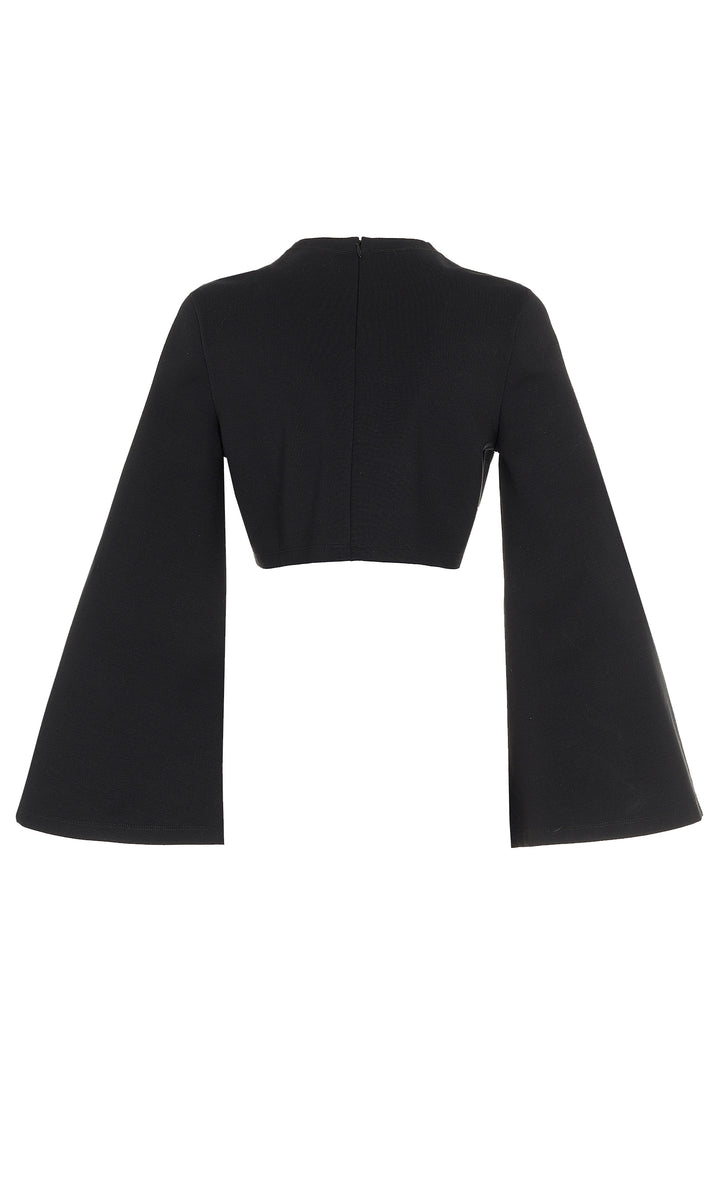Sara Battaglia Wide long sleeves top Promozione Limitata