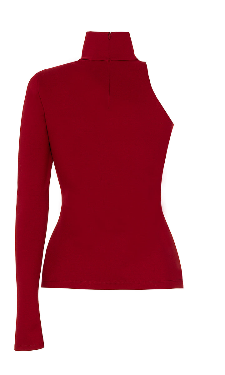 Sara Battaglia One shoulder jersey top Fino Al -60%