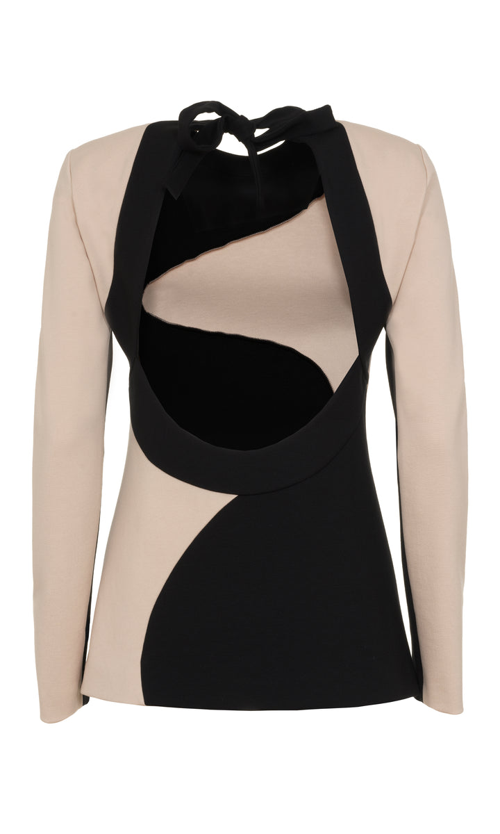 Sara Battaglia Onda jersey top Shopping Online