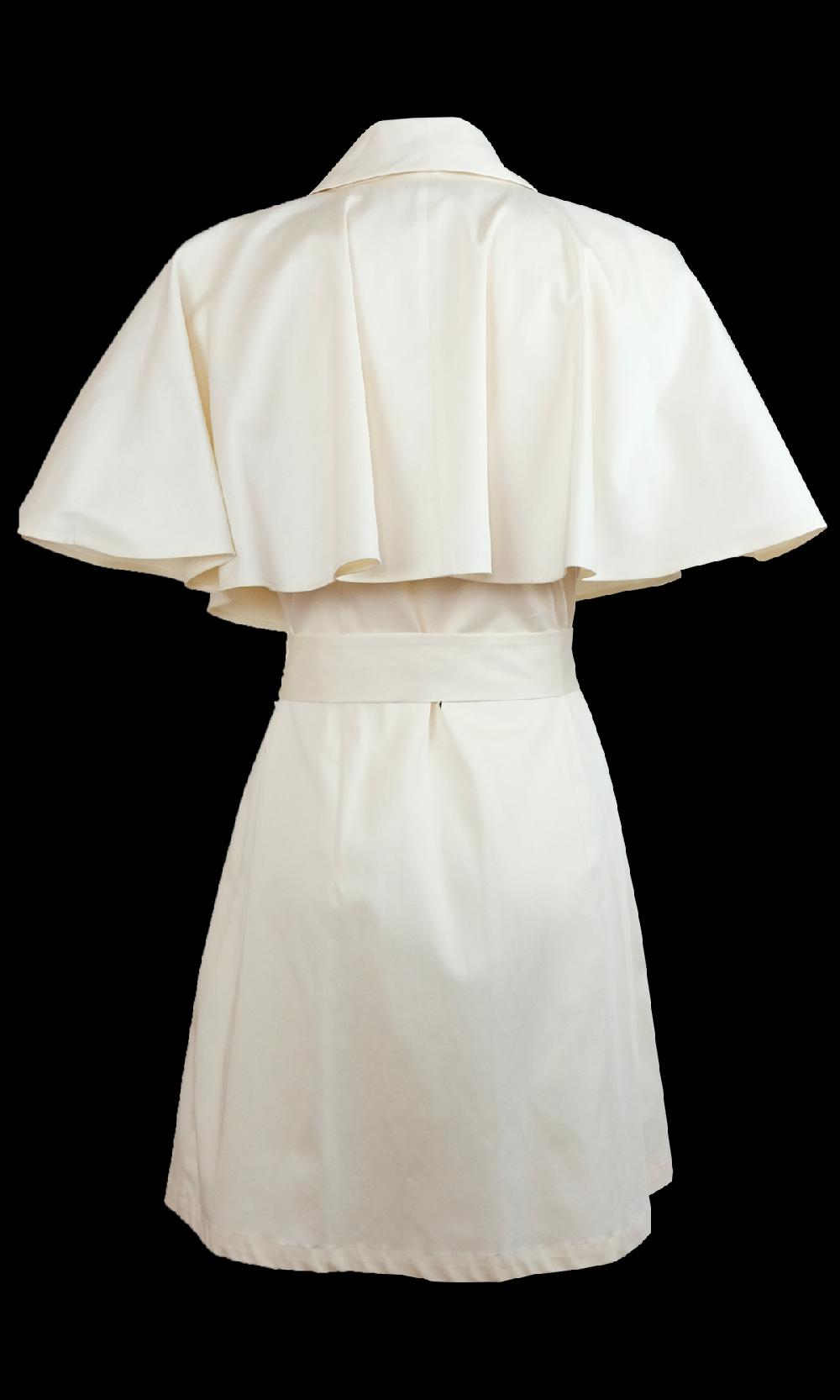 Sara Battaglia Cape Mini Dress Offerta