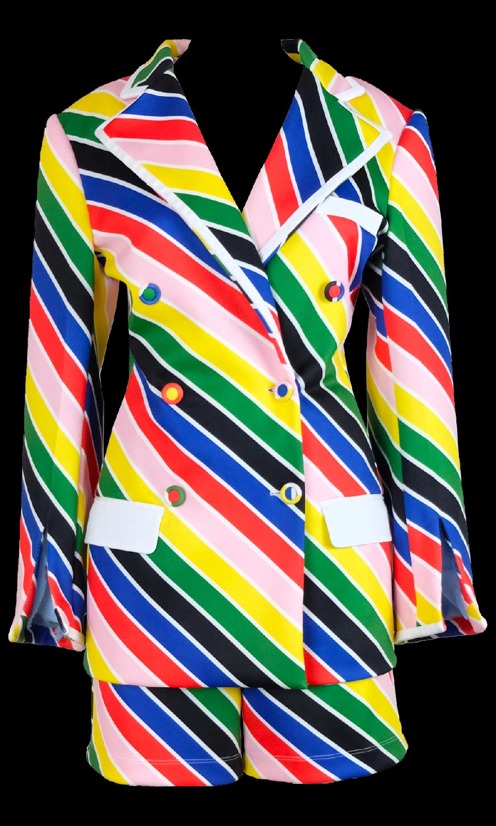 Sara Battaglia Rainbow Shorts Shopping Online
