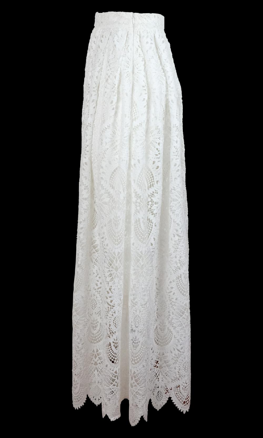 Sara Battaglia Lace Skirt Promozione Limitata