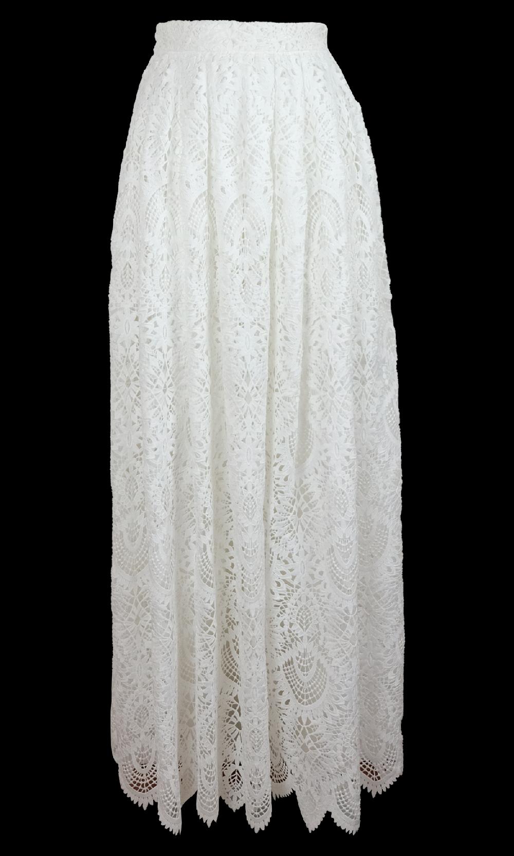 Sara Battaglia Lace Skirt Promozione Limitata