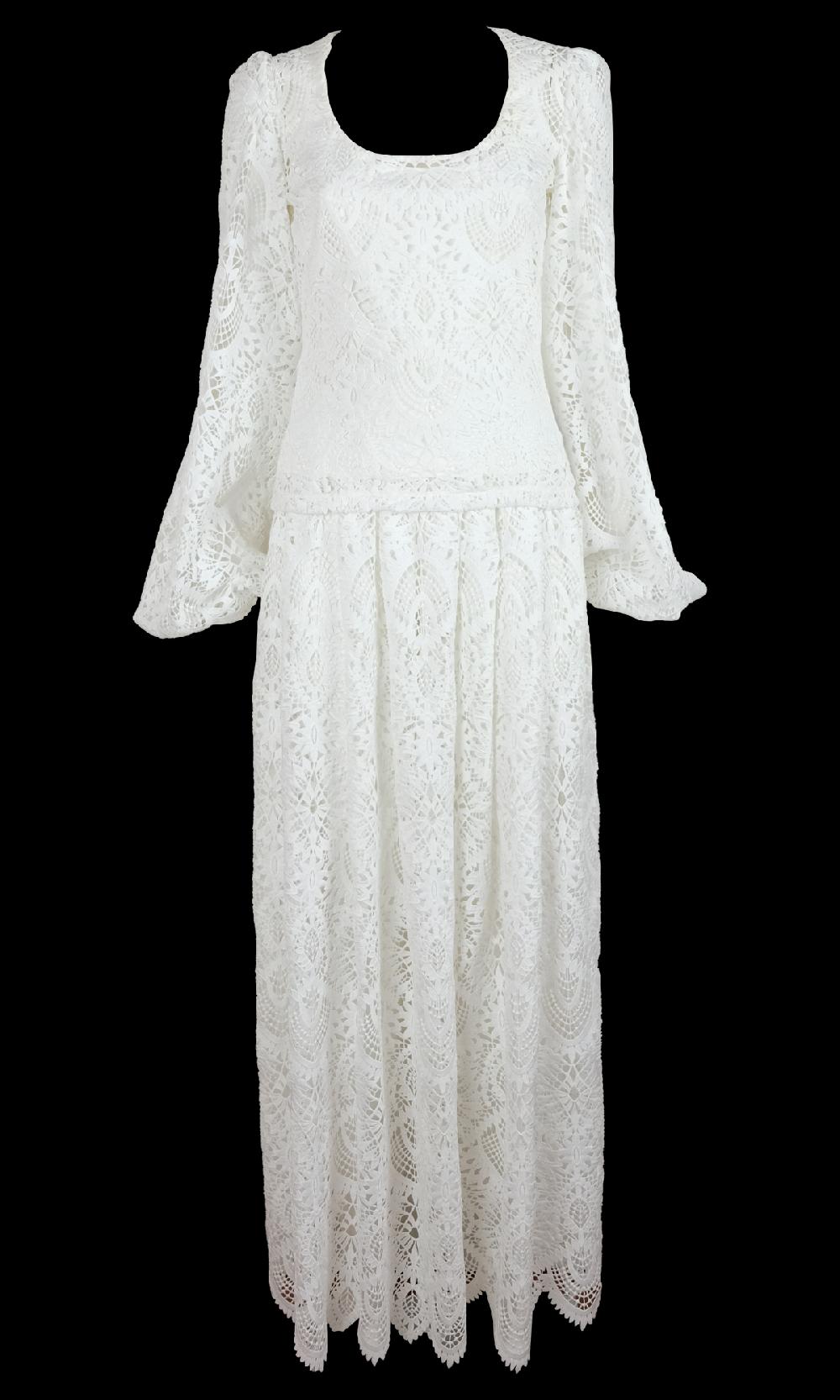 Sara Battaglia Lace Skirt Promozione Limitata