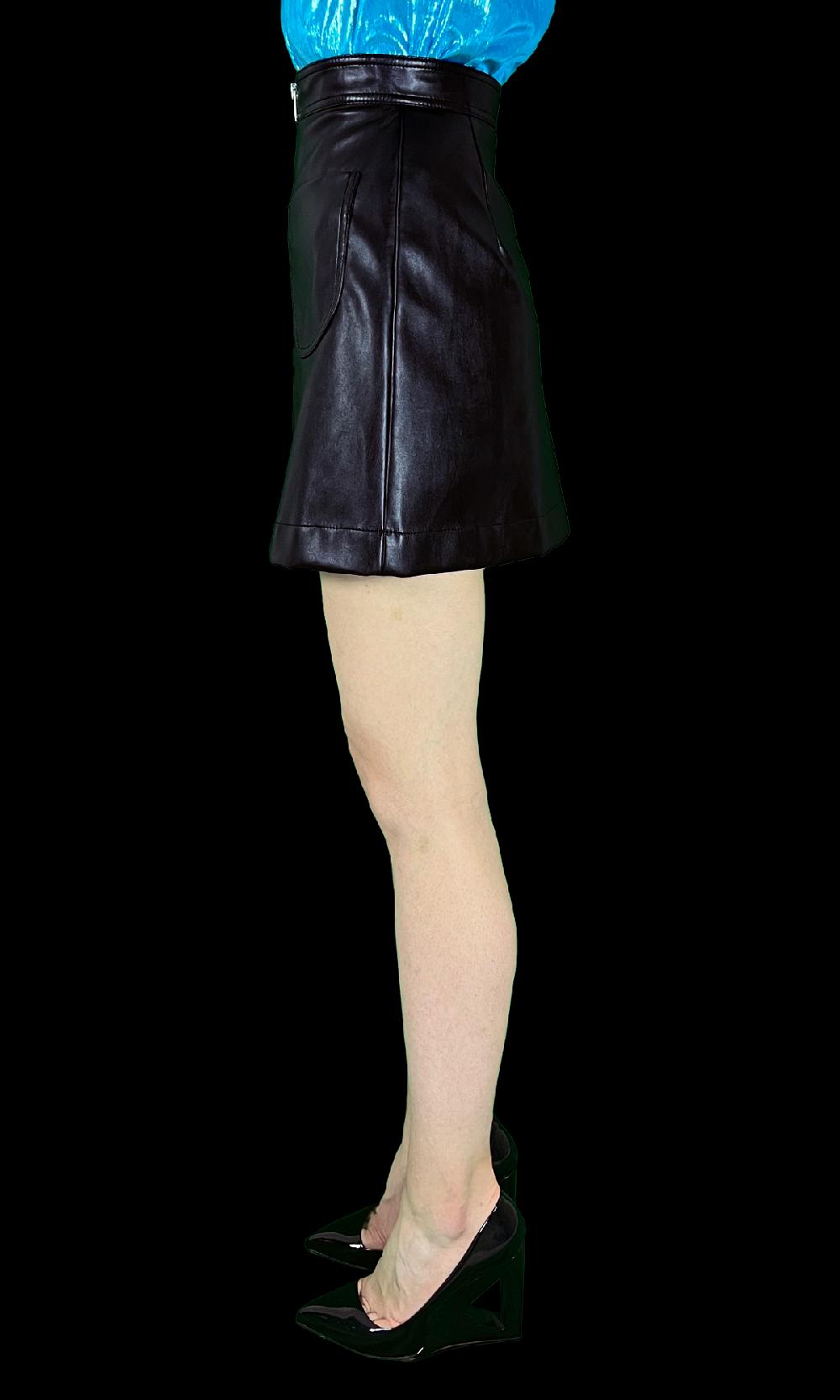 Sara Battaglia Zip Mini Skirt Novità