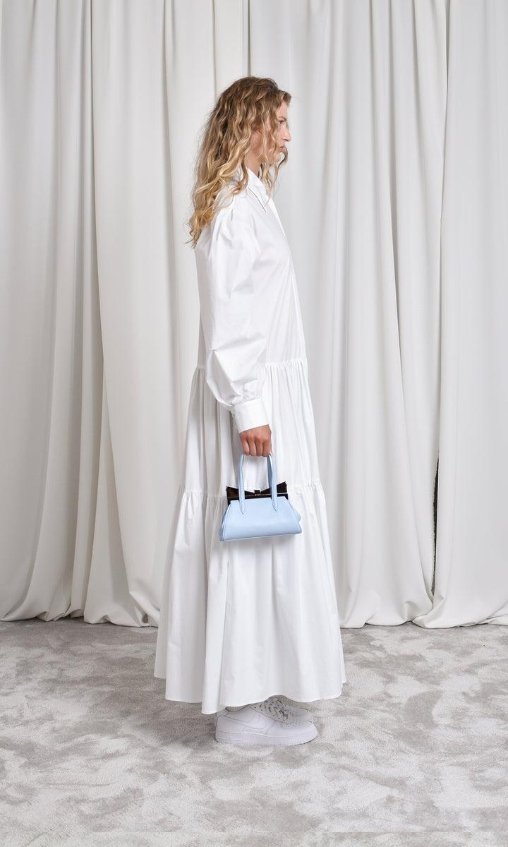Sara Battaglia Maxi chemisier dress Vendite Flash