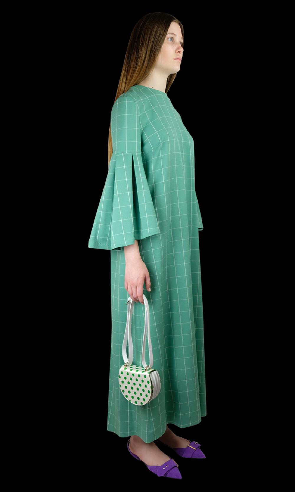 Sara Battaglia Salvia Dress Pezzi Unici