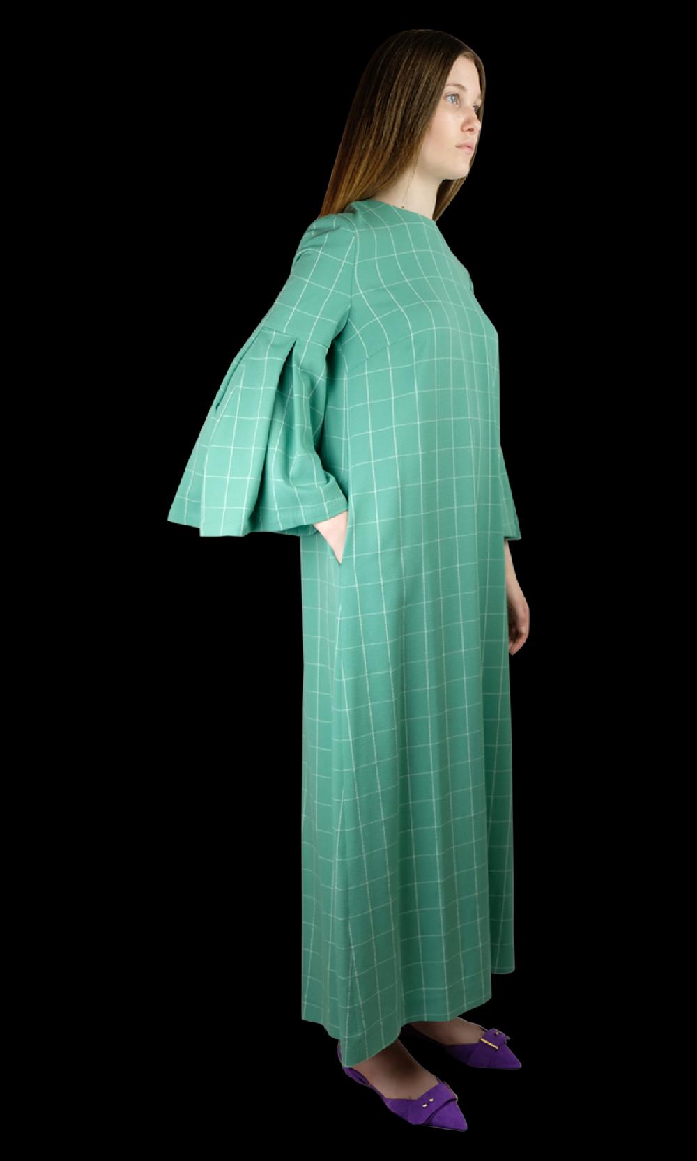 Sara Battaglia Salvia Dress Pezzi Unici