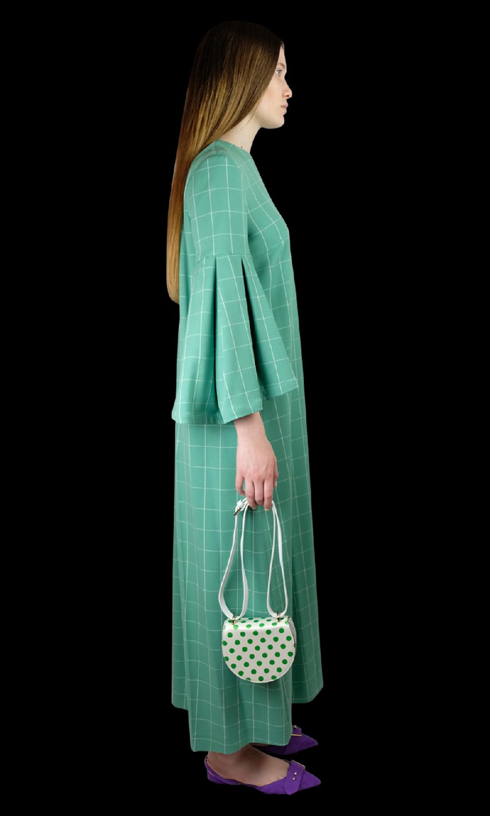 Sara Battaglia Salvia Dress Pezzi Unici