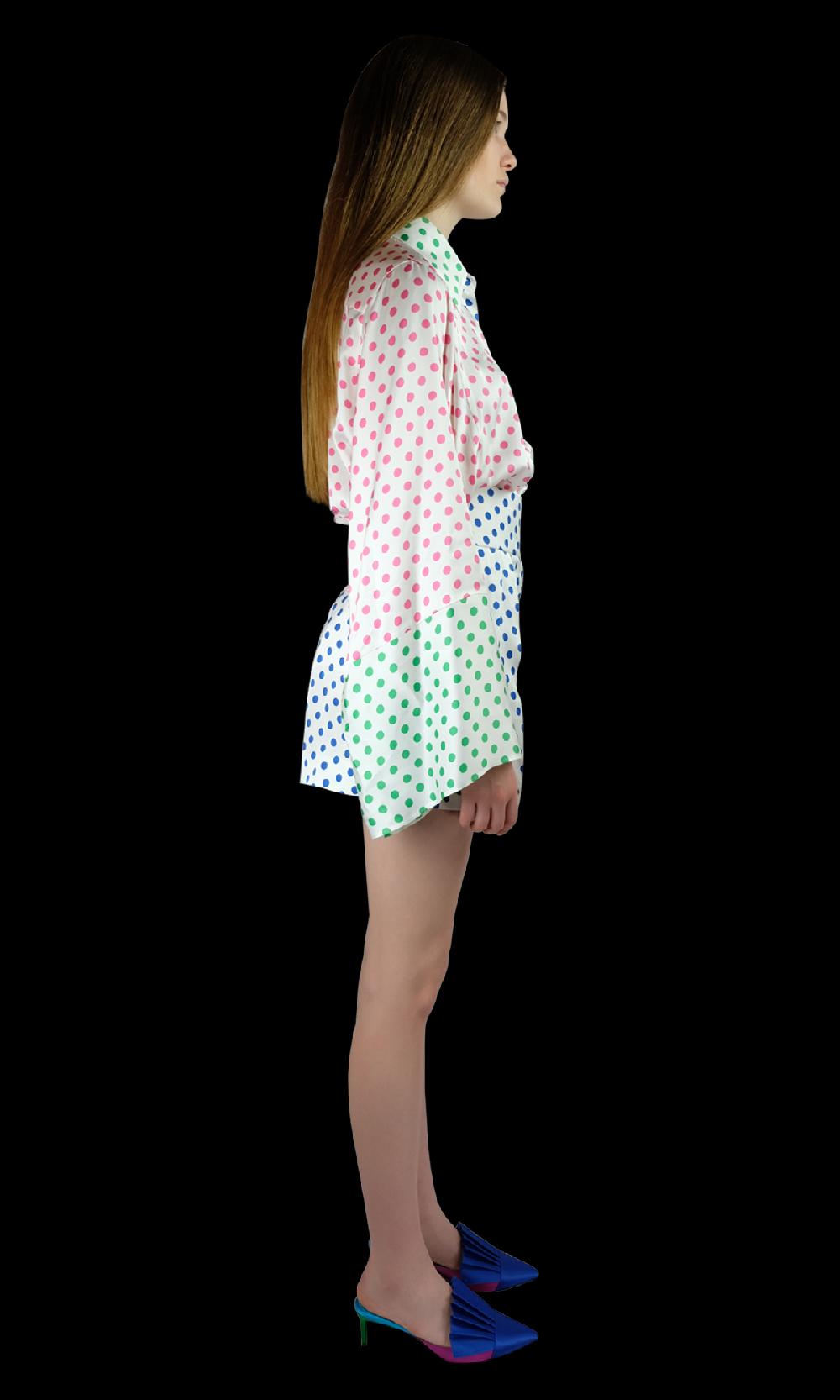 Sara Battaglia Blue Pois Shorts Soddisfazione Garantita
