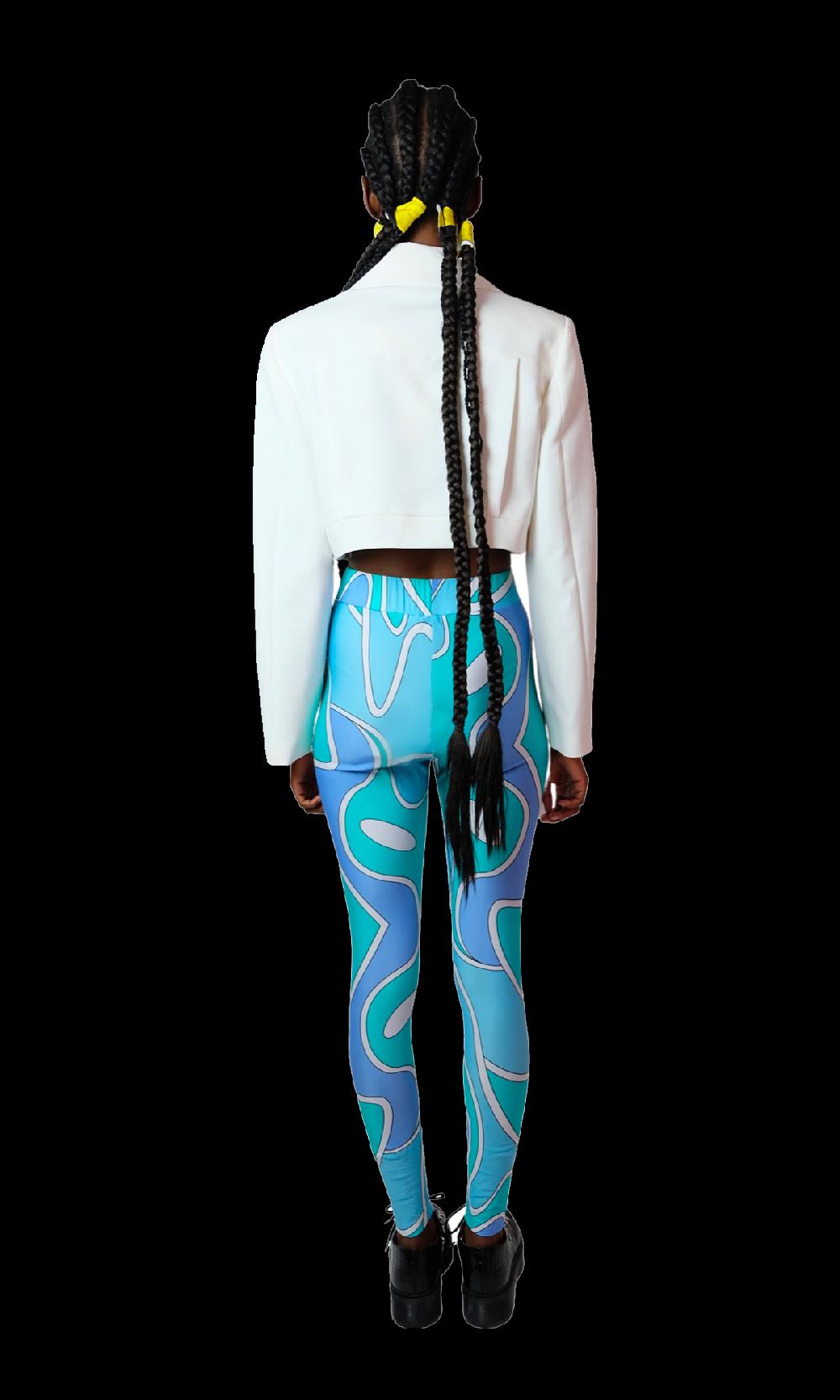 Sara Battaglia Ocean Leggings Vendita Economica