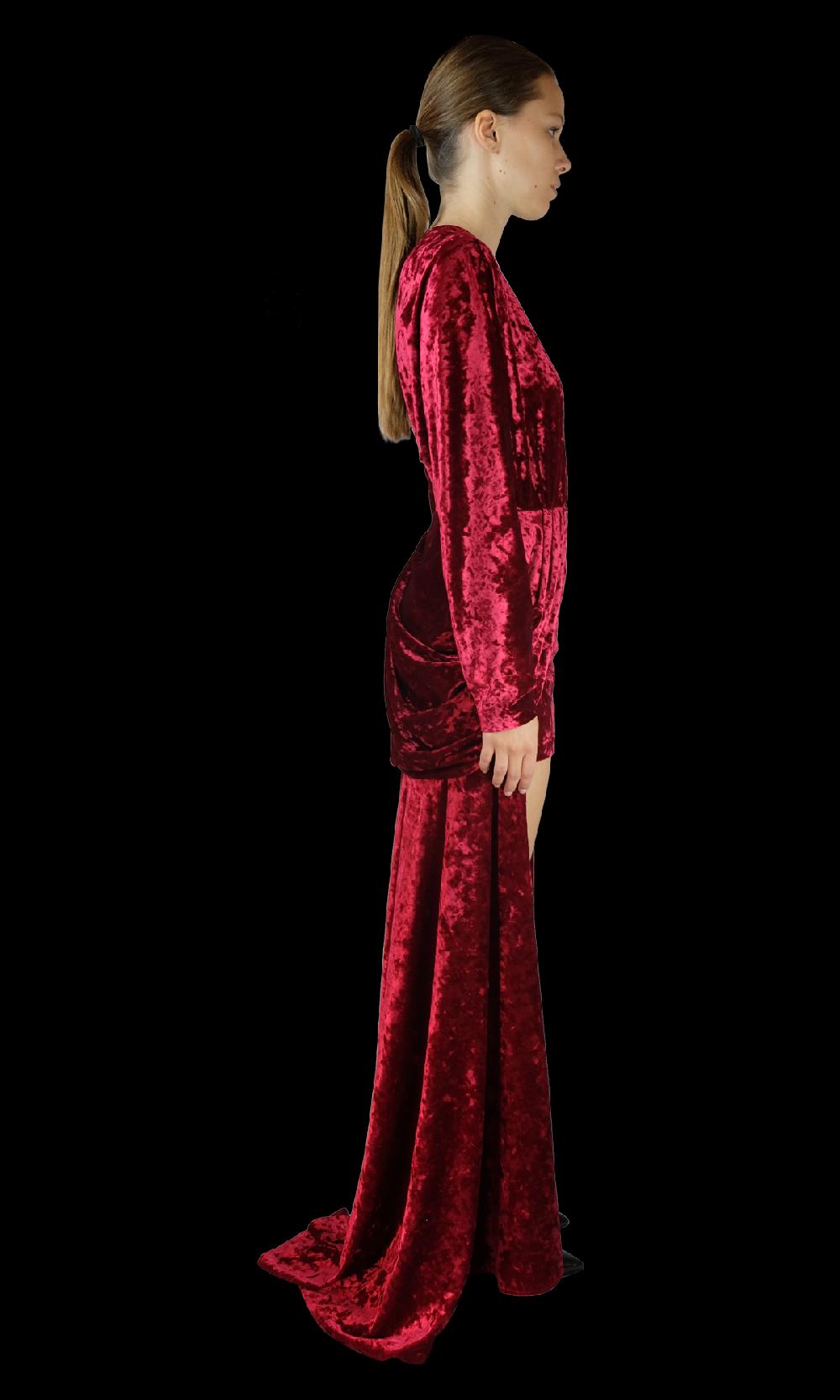 Sara Battaglia Red Carpet Dress Italy