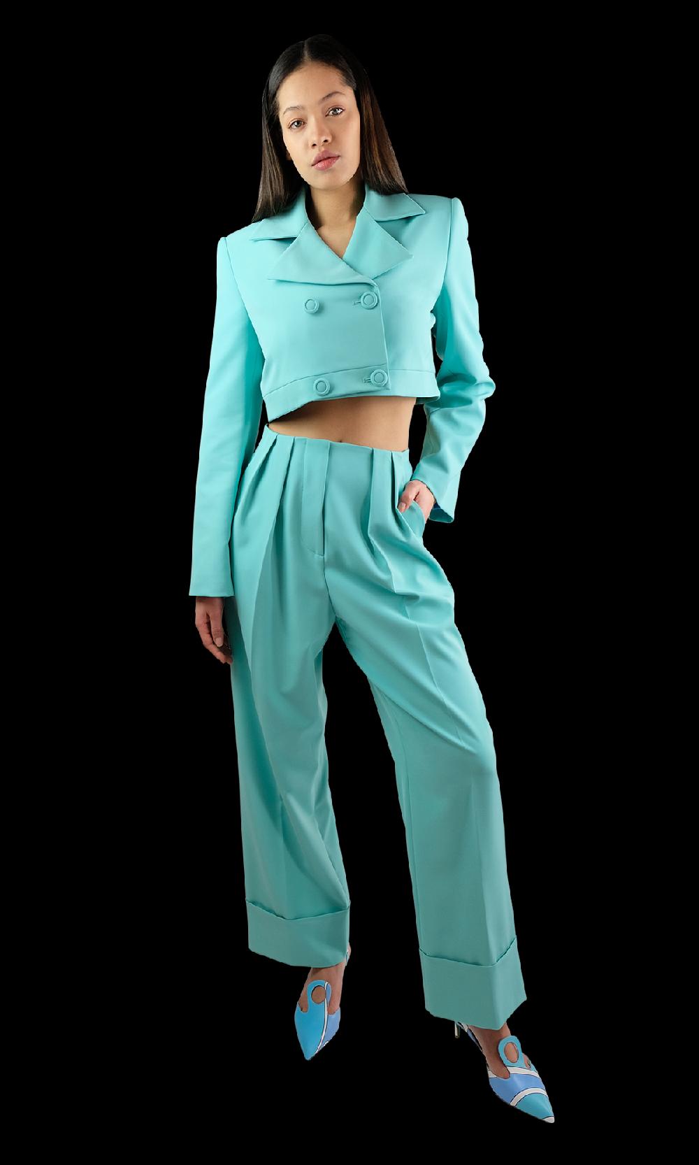 Sara Battaglia Cutted Jacket Moda