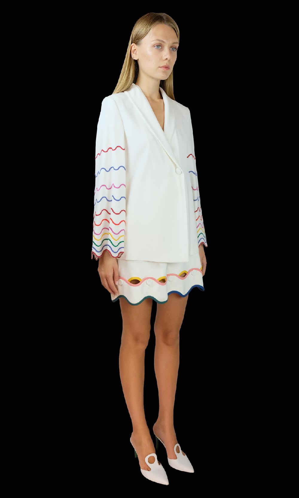 Sara Battaglia Rainbow Jacket Nuovo