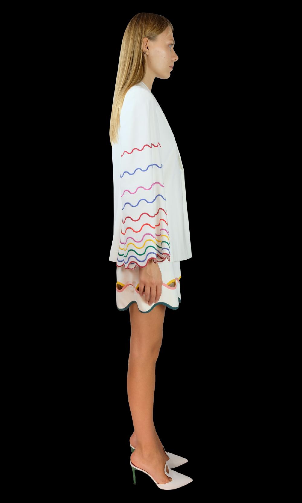 Sara Battaglia Rainbow Jacket Nuovo