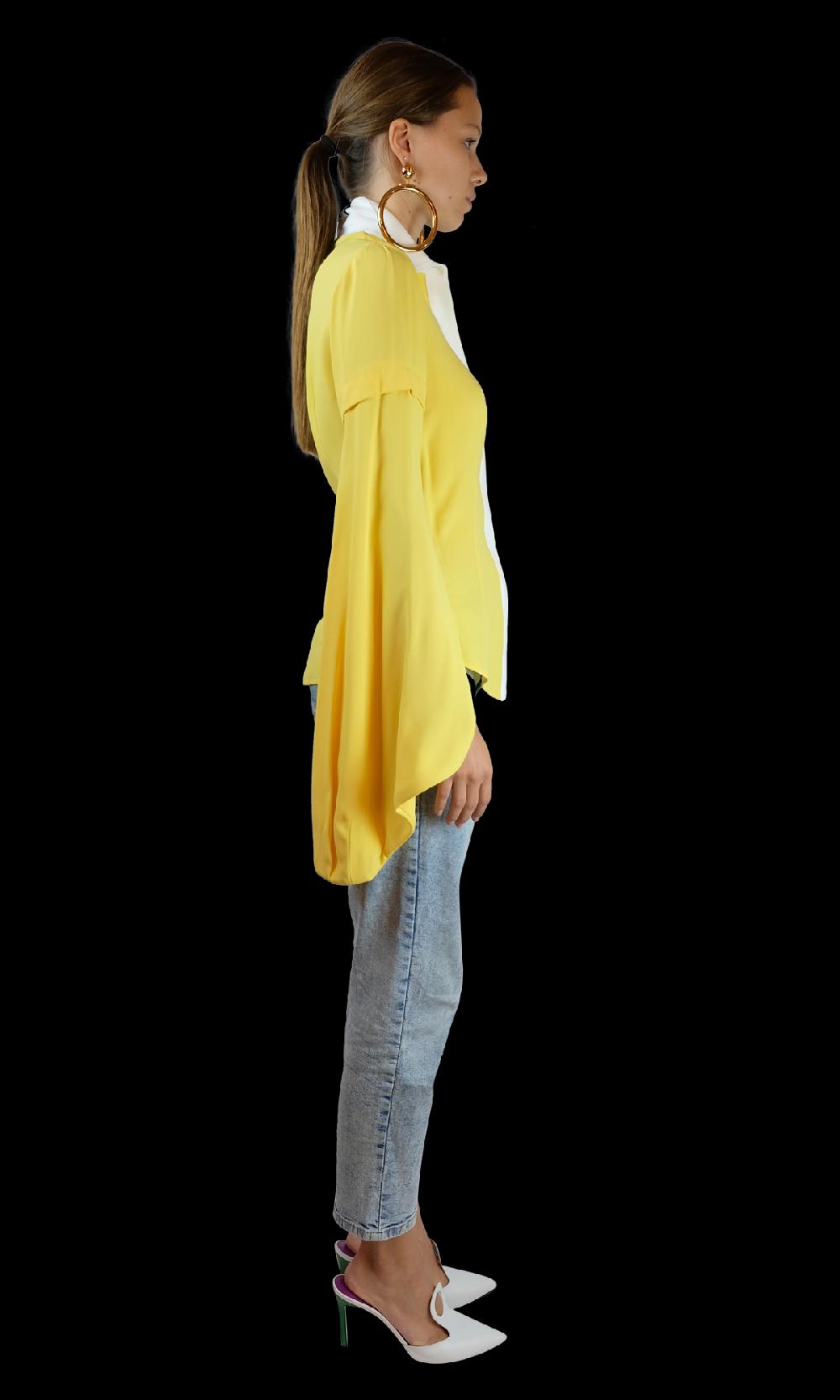 Sara Battaglia Yellow Shirt Vendita