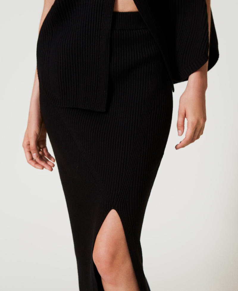 Scee by twin set Gonna longuette in maglia a costine I Più Venduti