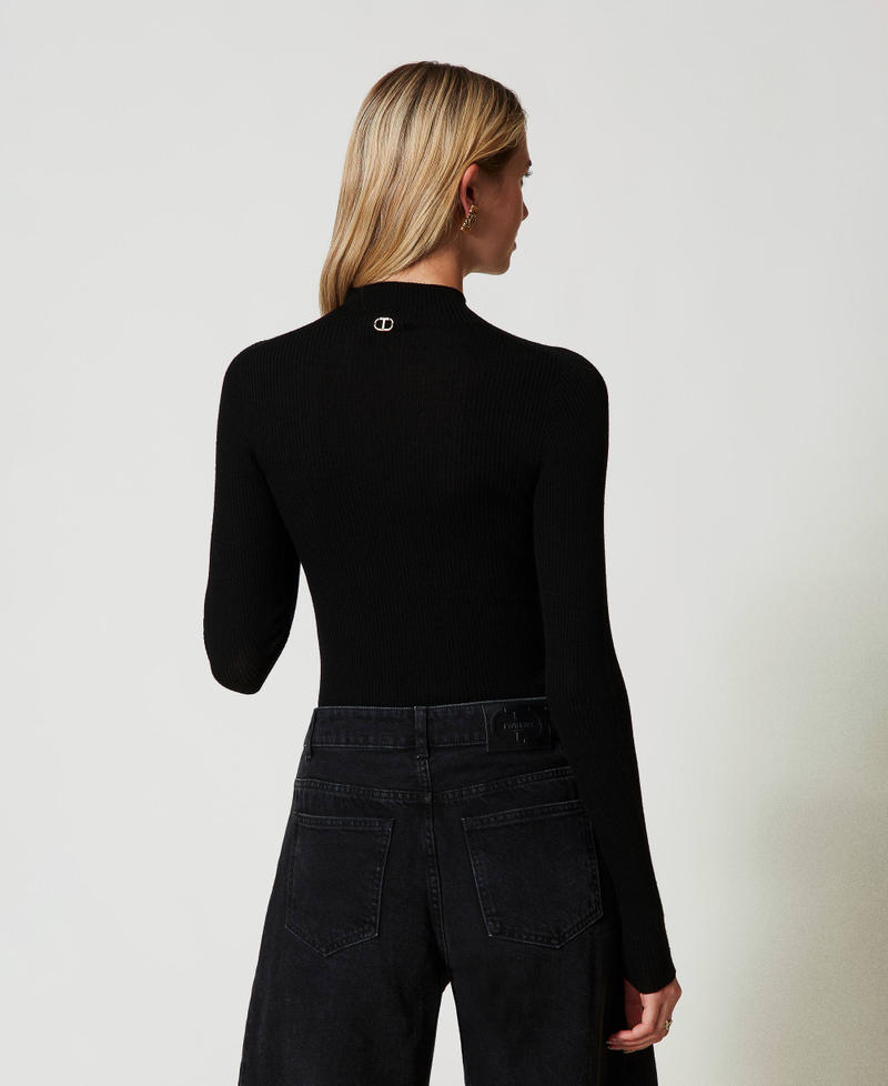 Scee by twin set Maglia lupetto seamless in lana Negozio