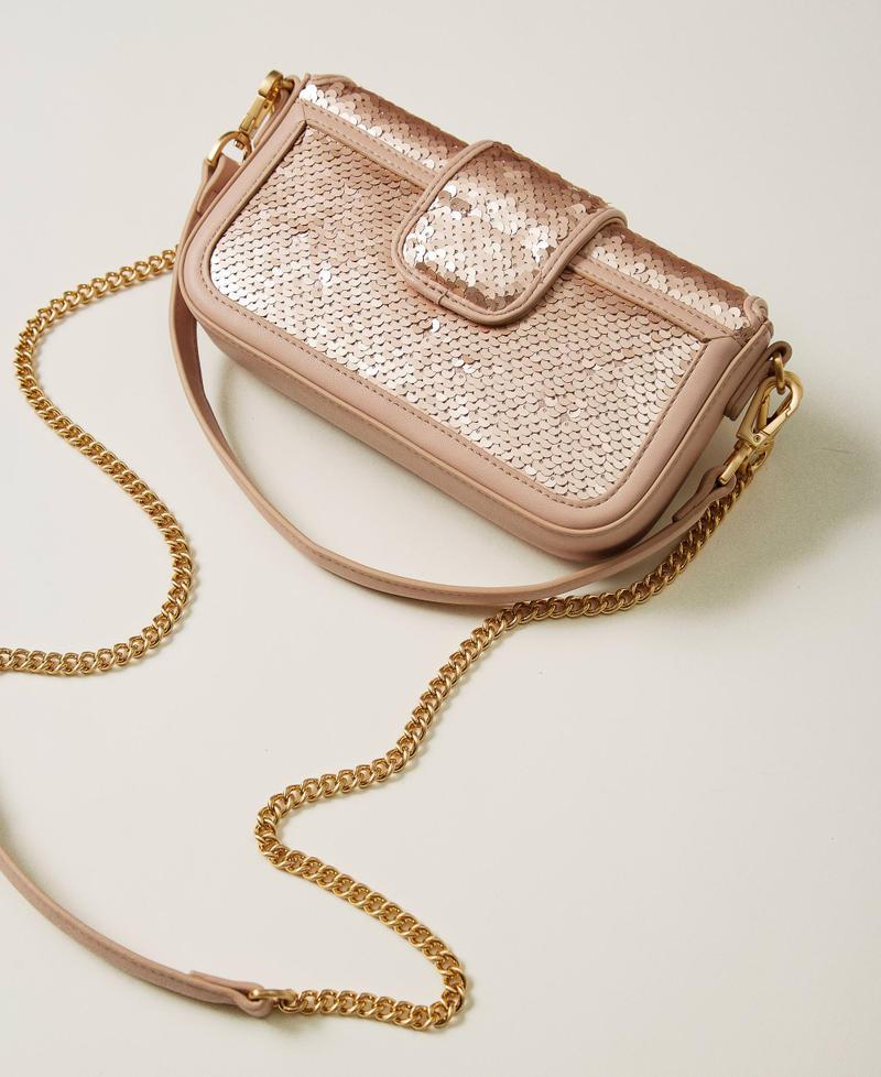 Scee by twin set Borsa a tracolla 'Amie' con paillettes Pezzi Unici