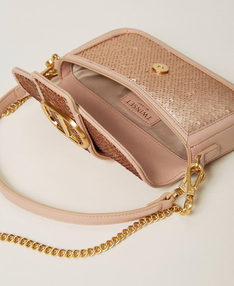 Scee by twin set Borsa a tracolla 'Amie' con paillettes Pezzi Unici