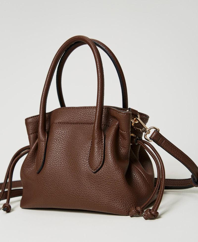 Scee by twin set Borsa a tracolla con Oval T e coulisse Soddisfazione Garantita