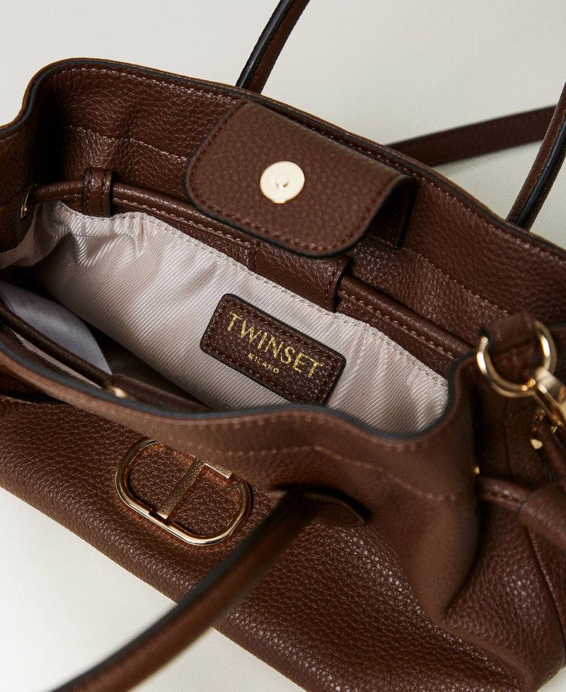 Scee by twin set Borsa a tracolla con Oval T e coulisse Soddisfazione Garantita
