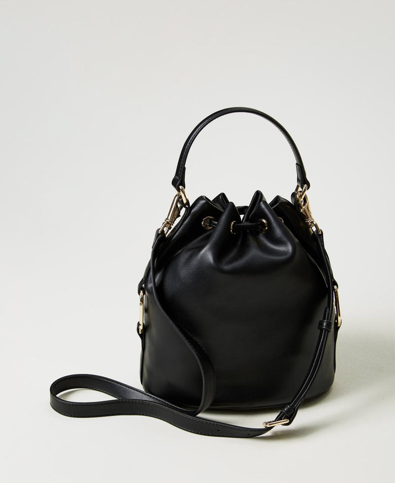 Scee by twin set Borsa a secchiello con fibbia Oval T Offerta