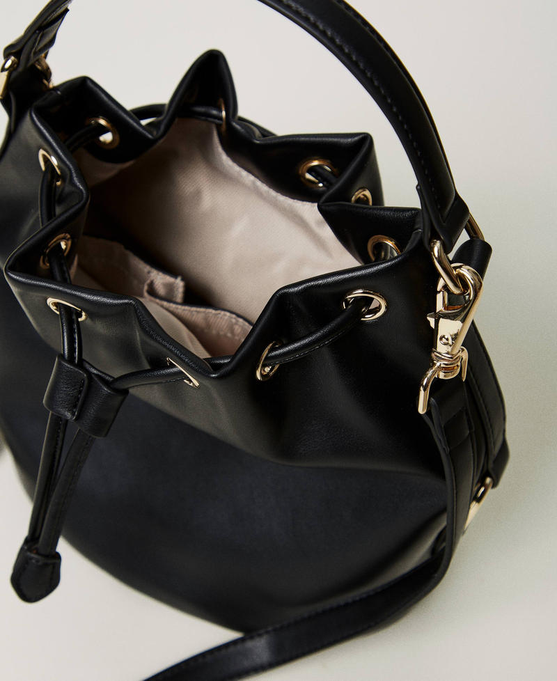 Scee by twin set Borsa a secchiello con fibbia Oval T Offerta