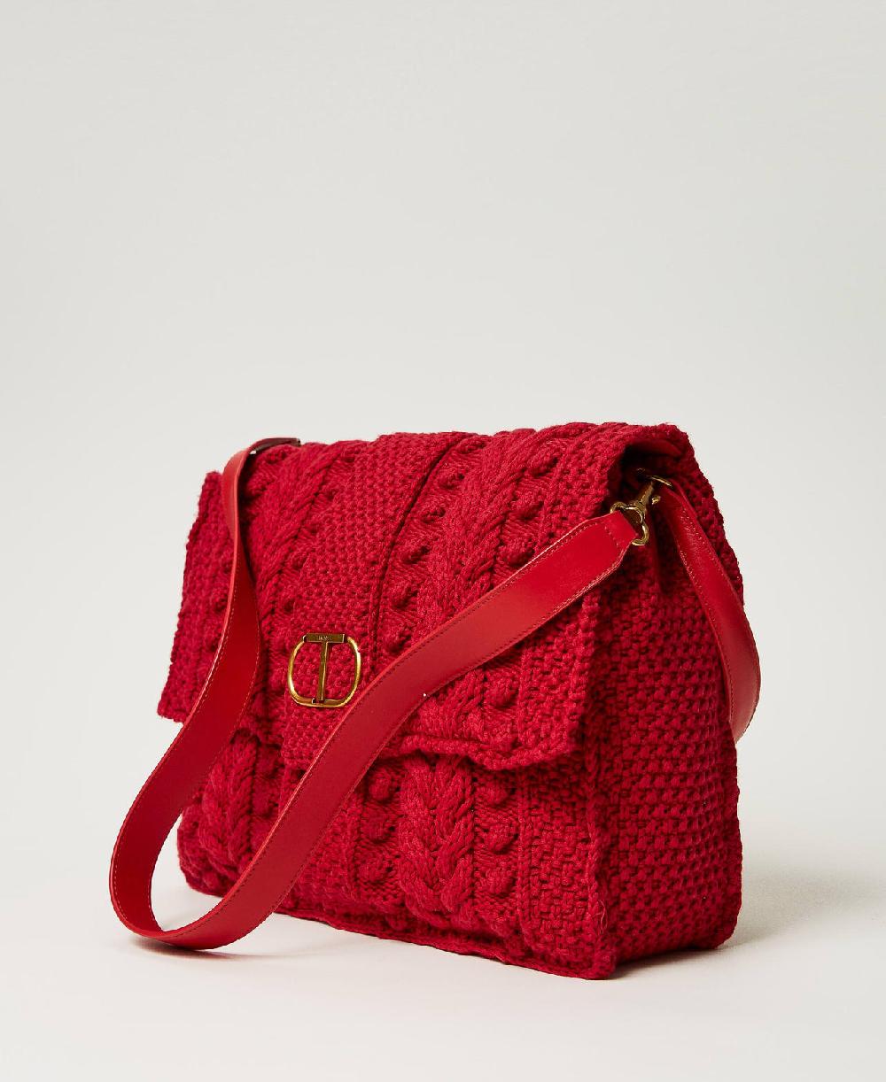 Scee by twin set Borsa a tracolla tricot 'Emma' Consegna Veloce
