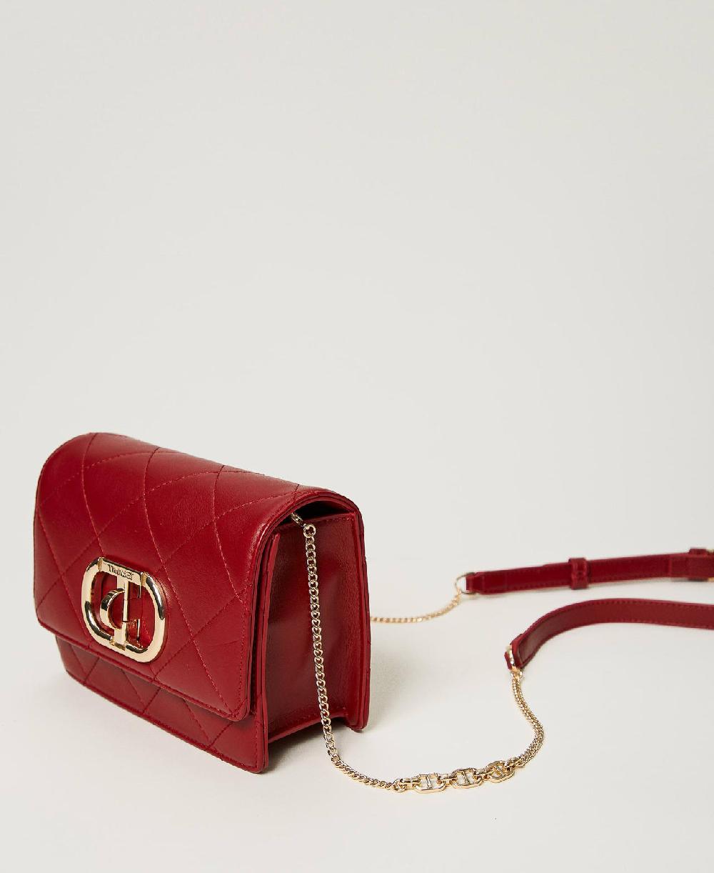 Scee by twin set Borsa a tracolla con chiusura Oval T Promozione Limitata