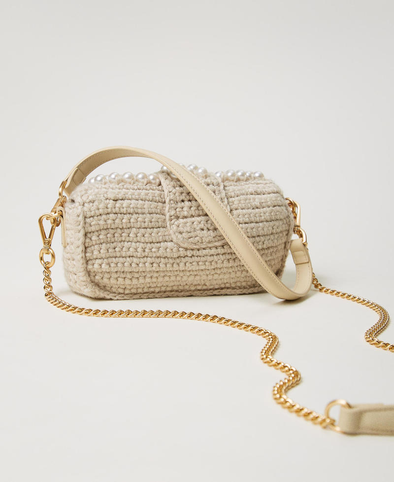 Scee by twin set Borsa a tracolla 'Amie' piccola crochet con perle Fino Al -60%