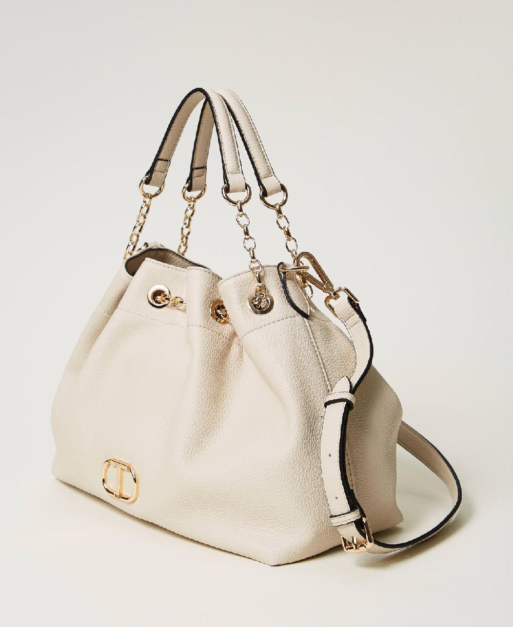 Scee by twin set Borsa shopper con Oval T e manici coulisse Affare Del Giorno