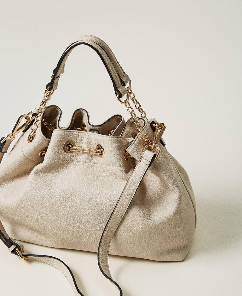 Scee by twin set Borsa shopper con Oval T e manici coulisse Affare Del Giorno