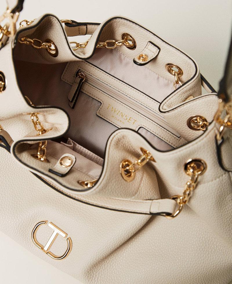 Scee by twin set Borsa shopper con Oval T e manici coulisse Affare Del Giorno