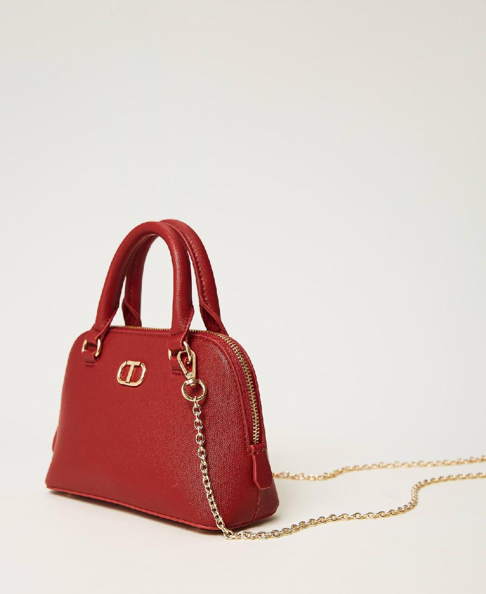 Scee by twin set Mini borsa a tracolla con Oval T Presa