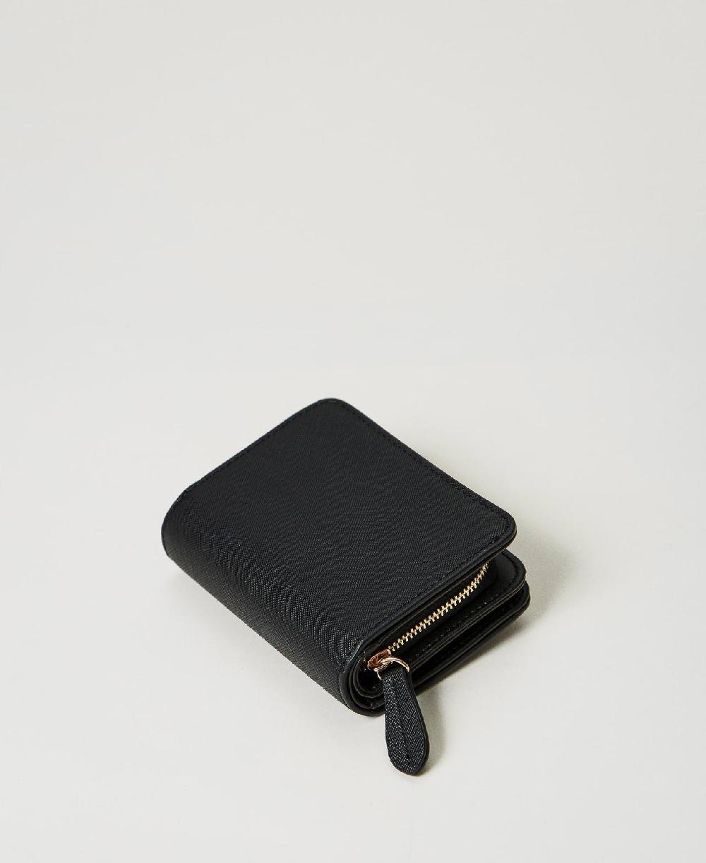 Scee by twin set Portafoglio con zip e bottone Oval T Online