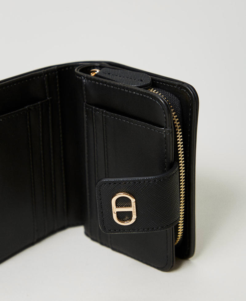 Scee by twin set Portafoglio con zip e bottone Oval T Online