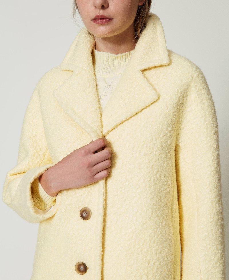 Scee by twin set Cappotto in panno arricciato Soddisfazione Garantita